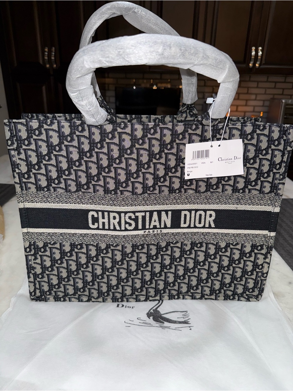 Christian Dior book tote